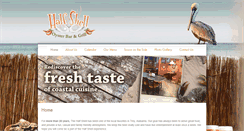 Desktop Screenshot of halfshelloyster.com